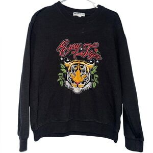 Suburban Riot Brand Solid
Black Embroidered Easy Tiger